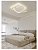 PLAFON LED SOBREPOR QUADRADO LEQUE DUPLO 40CM DOURADO - Imagem 2