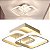 PLAFON LED QUADRADO DUPLO 41CM 3 TONS -  BRANCO - Imagem 1