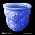 Vaso Bowl Satiné Azul - Imagem 1