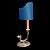 Meia Cúpula Azul Ultramar - Candlelit - Imagem 2