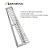 Ralo Linear 10x200cm Elite Em Alumínio Reforçado Com Aro De fixação (04 PEÇAS 10X50) - Imagem 4