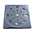 Grelha Tampa Aço Inox Polido Anti Insetos e Odor, Quadrada Compatível Com Ralos 10x10 - Imagem 5