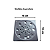 Grelha Tampa Aço Inox Polido Quadrada Anti Insetos e Odor Compatível Com Ralos 15X15cm - Imagem 2