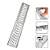 Ralo Linear 10x150cm Elite Em Alumínio Reforçado Com Aro De fixação (03 PEÇAS 10X50) - Imagem 1