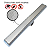 Ralo linear 5x70cm Sifonado Oculto Com Grelha Cega Em Aço Inox Polido Anti Insetos - Imagem 3