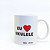 Caneca Café & Pão de queijo & Ukulele | Eu amo ukulele - Imagem 3