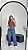 Wide Jeans com elastano - Imagem 1