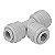 Conexão União TE Tubo 3/8 x 3/8 x 3/8 - Imagem 1