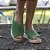 Sandália Flatform Girardis em couro Camurça Verde - Imagem 3