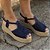 Sandália Flatform Girardis em Blue Jeans - Imagem 5