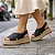 Espadrille Flatform em Couro Preto - Imagem 2