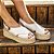 Espadrille Flatform em Couro OFF-White - Imagem 3