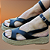 Sandália Flatform Girardis Altiva em couro preto - Imagem 1