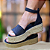 Espadrille Flatform em jeans - Imagem 1
