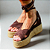 Espadrille Flatform em Couro Camurça Marrom - Imagem 1