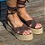 Espadrille Flatform em Couro Camurça Marrom - Imagem 3