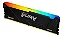 Memória Kingston Fury Beast, RGB, 8GB, 3200MHz, DDR4, CL16, Preto - Imagem 1
