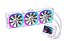 Water Cooler Round5 Notus Branco Argb Display Lcd 360mm - R5-WC-NOTUS-360W-2229 - Imagem 3
