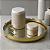 Bandeja de Metal Decorativa Dourada – Sofisticação para Lavabo e Alta Rotatividade na Revenda - Imagem 1