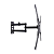 Suporte Para Tv Tri-articulado Lcd Led 16 32 40 42 47 50 55 - Imagem 5