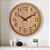 Relógio Estilo Madeira De Parede 30 Cm Rustico Wood 1540 - Imagem 3