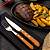 Jogo Talheres Kit Churrasco Carnes Inox 12 Pçs Dia Dos Pais - Imagem 5