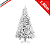 Árvore De Natal Nevada Luxo Pinheiro 1,80m 700 Galhos Metal - Imagem 1