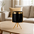 Vaso para Suculenta Ceramica com Suporte Dourado Decorativo - Imagem 3