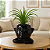 Vaso Buda Preto para Suculenta Ceramica Decorativo - Imagem 3