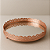 Bandeja de Metal Decorativa Rosé Gold – Elegância e Alta Saída no Atacado - Imagem 1