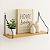 Prateleira Mdf Decorativa Suporte Metal para Quarto Sala - Imagem 2