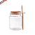 Kit 2 Potes de Vidro com Colher de Bambu e Tampa de Rolha – Organização e Estilo Natural para Temperos e Condimentos - Imagem 4
