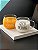 Caneca Good Morning Copo Vidro Para Café Chá 400ml Preto - Imagem 9