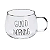 Caneca Good Morning Copo Vidro Para Café Chá 400ml Preto - Imagem 6