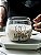 Caneca Good Morning Copo Vidro Para Café Chá 400ml Preto - Imagem 1