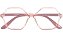 ARMAÇÃO VOGUE ACETATO HEXAGONAL VO5363 2828 53 FEMININO - Imagem 1