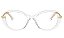 ARMAÇÃO SWAROVSKI ACETATO/METAL SK2001 1027 50 - Imagem 1