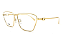 ARMAÇÃO DE GRAU FENDI METAL FE50071U MASCULINO - Imagem 2