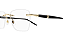 ARMAÇÃO MONTBLANC METAL MB0346O 001 53 UNISSEX - Imagem 3