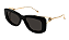 ÓCULOS DE SOL GUCCI ACETATO METAL GG1566S 001 55 FEMININO - Imagem 2