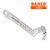 Chave de gancho ajustável de cabeça flexível BAHCO-4106-32-75 - Imagem 1