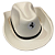 Chapéu Country Cowboy Branco - Imagem 1