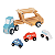 Caminhão Cegonha Brinquedo Educativo Madeira Hi Pando - Imagem 4