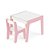 Conjunto Mesa e Cadeira Infantil Rosa Madeira Junges - Imagem 6