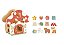 Casinha Cogumelo Encaixe Formas Brinquedo Madeira Tooky Toy - Imagem 2