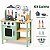 Brinquedo Conjunto Cozinha Completa Madeira Tooky Toy - Imagem 5
