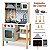 Super Cozinha Completa Brinquedo Madeira Tooky Toy - Imagem 8