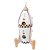 Foguete Espacial Brinquedo Educativo Madeira Classic World - Imagem 5