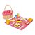 Cesta de Piquenique Brinquedo Madeira Tooky Toy - Imagem 1
