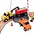 Conjunto Pista de Trem Média Brinquedo Construção Tooky Toy - Imagem 8